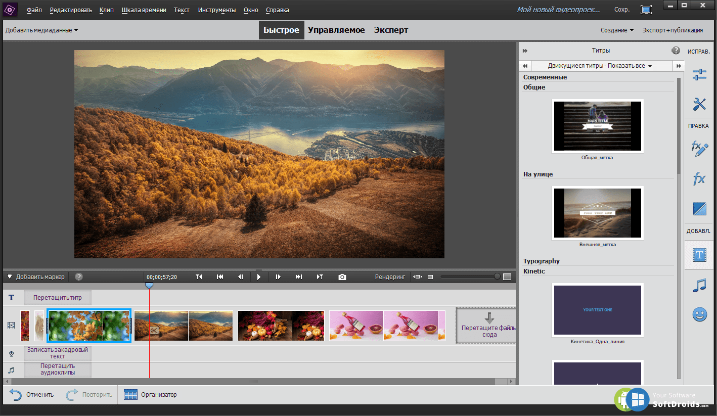 Adobe premiere elements как работать