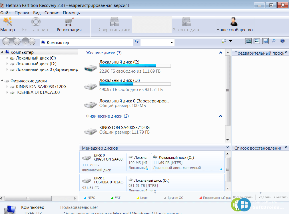 Hetman partition